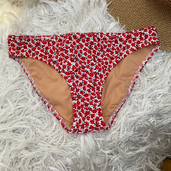 J. Crew Factory New Big Girl’s Floral One-Shoulder Ruffle 2-Piece Bikini - Picture 5 of 8